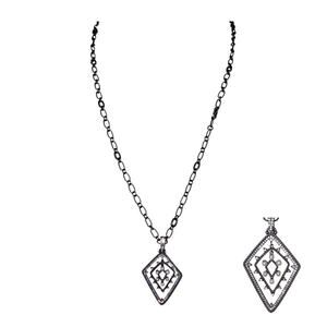 Freida Rothman Orbit Pearl Enhancer Pendant Necklace